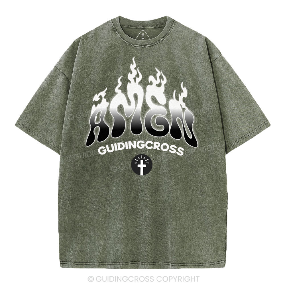 Amen Christian Washed T-Shirt