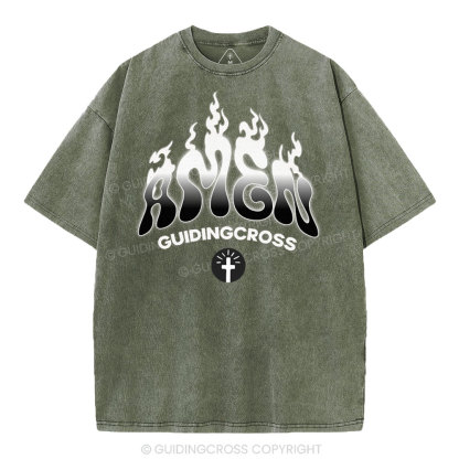 Amen Christian Washed T-Shirt