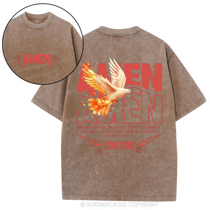 Amen Christian Washed T-Shirt