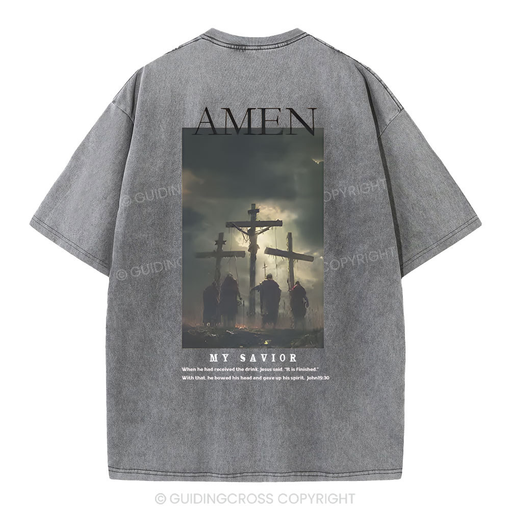 Amen Christian Washed T-Shirt