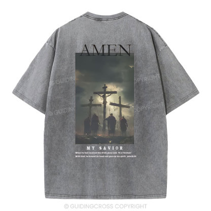 Amen Christian Washed T-Shirt