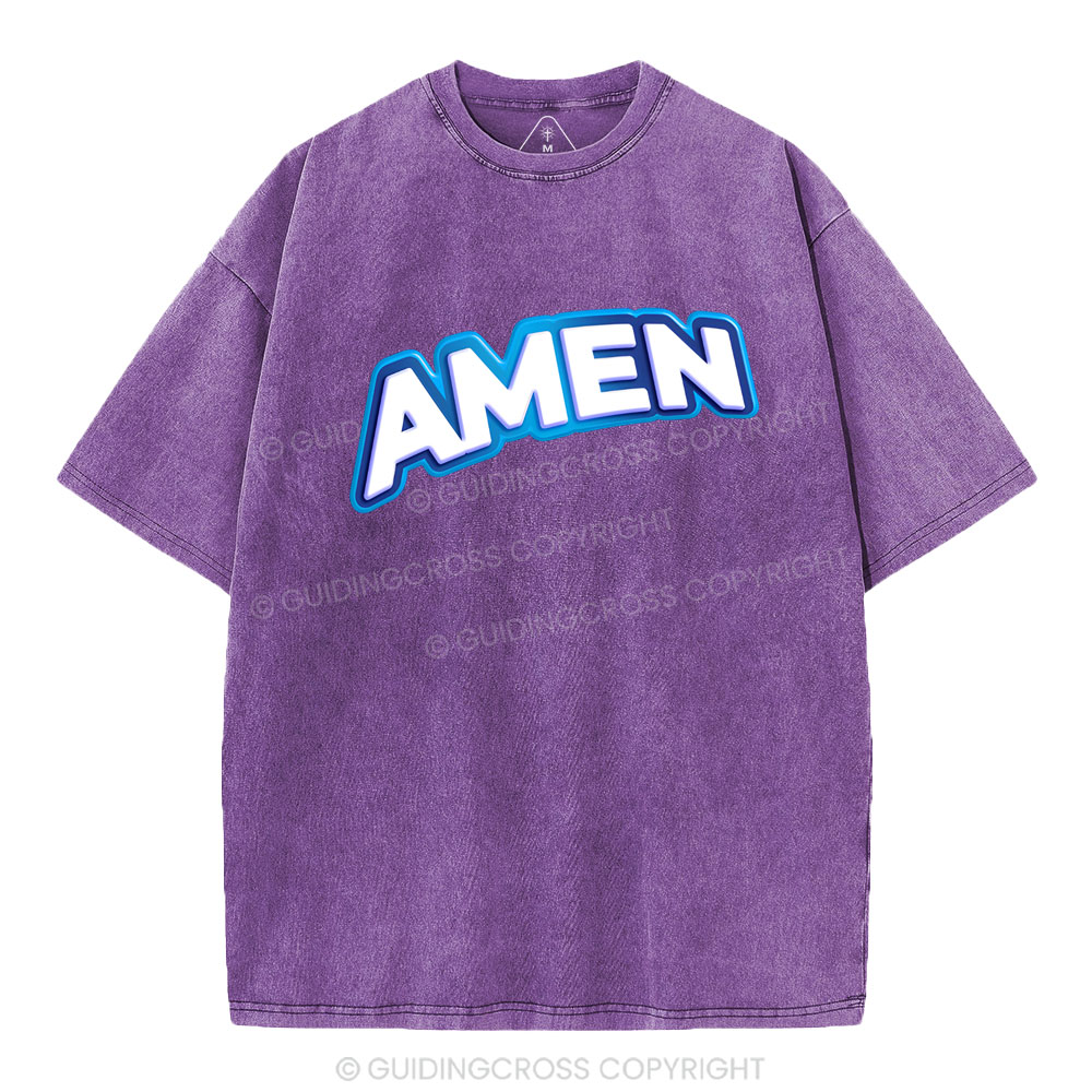 Amen Christian Washed T-Shirt