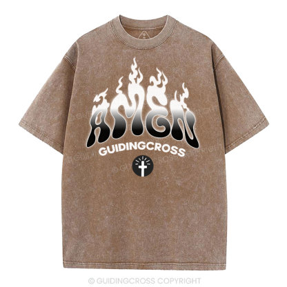 Amen Christian Washed T-Shirt