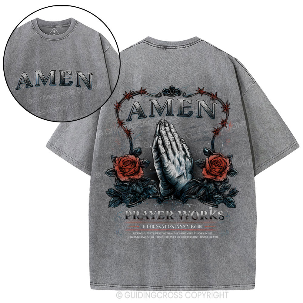 Amen Christian Washed T-Shirt