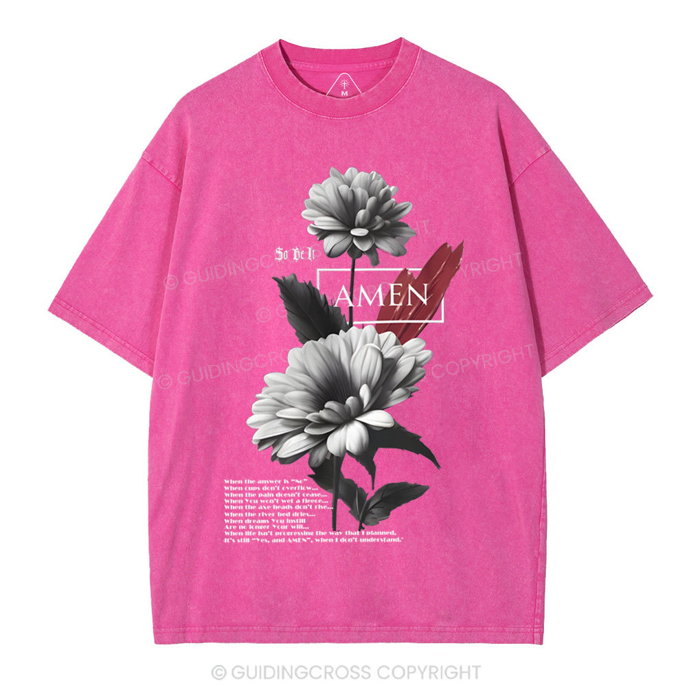 Amen Christian Washed T-Shirt