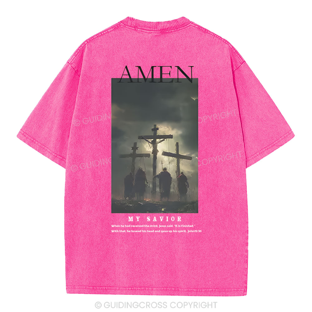 Amen Christian Washed T-Shirt