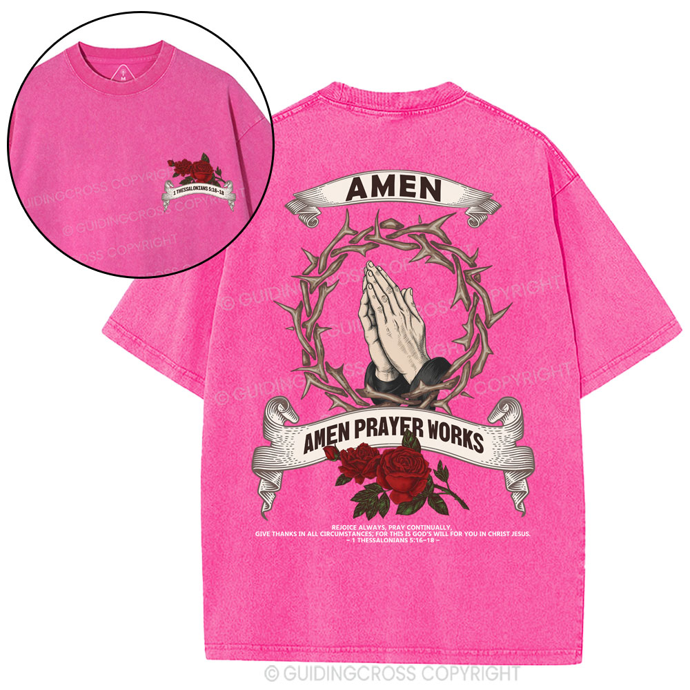 Amen Christian Washed T-Shirt