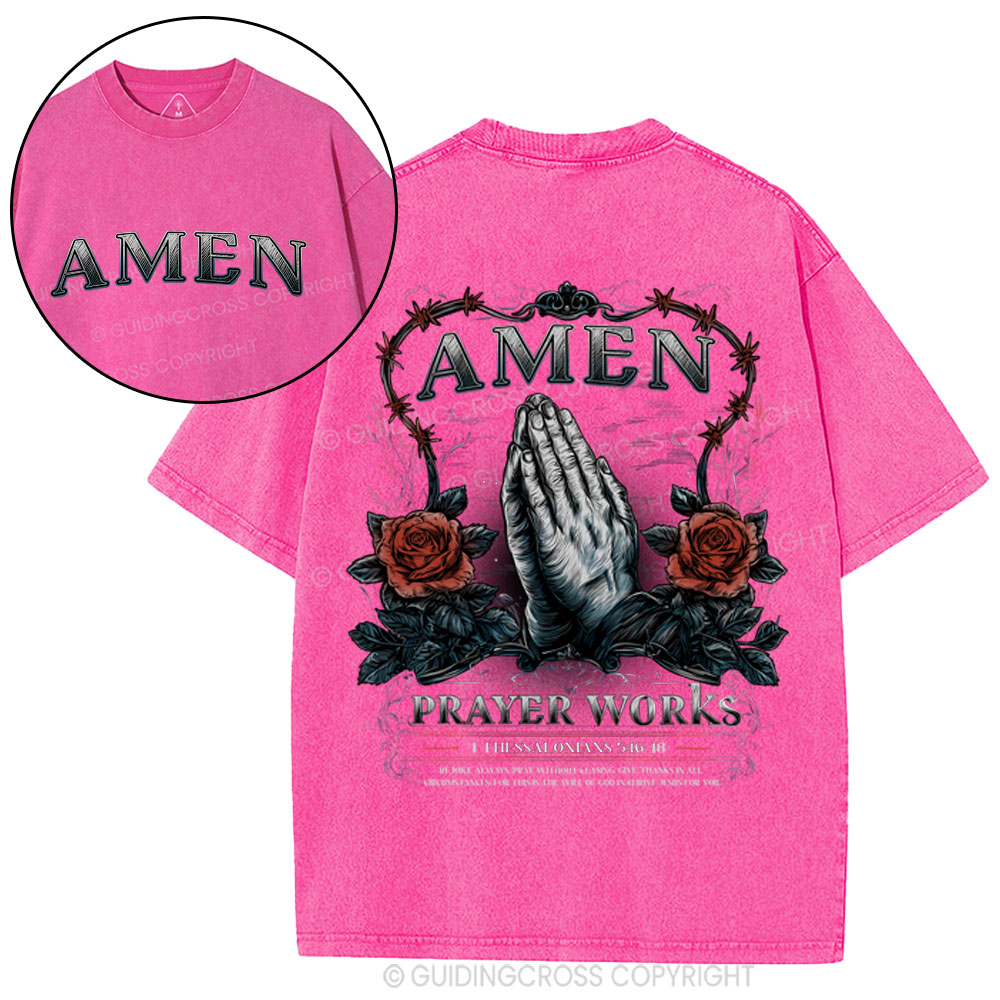 Amen Christian Washed T-Shirt