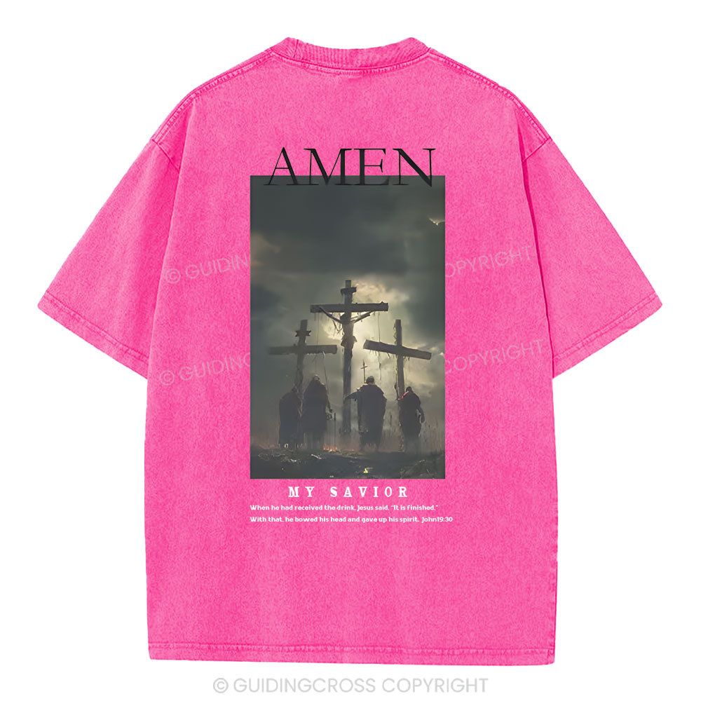 Amen Christian Washed T-Shirt