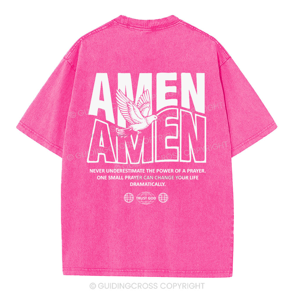 Amen Christian Washed T-Shirt