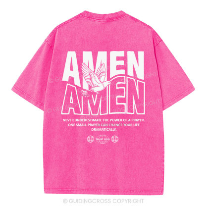 Amen Christian Washed T-Shirt