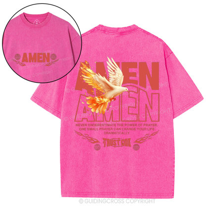 Amen Christian Washed T-Shirt