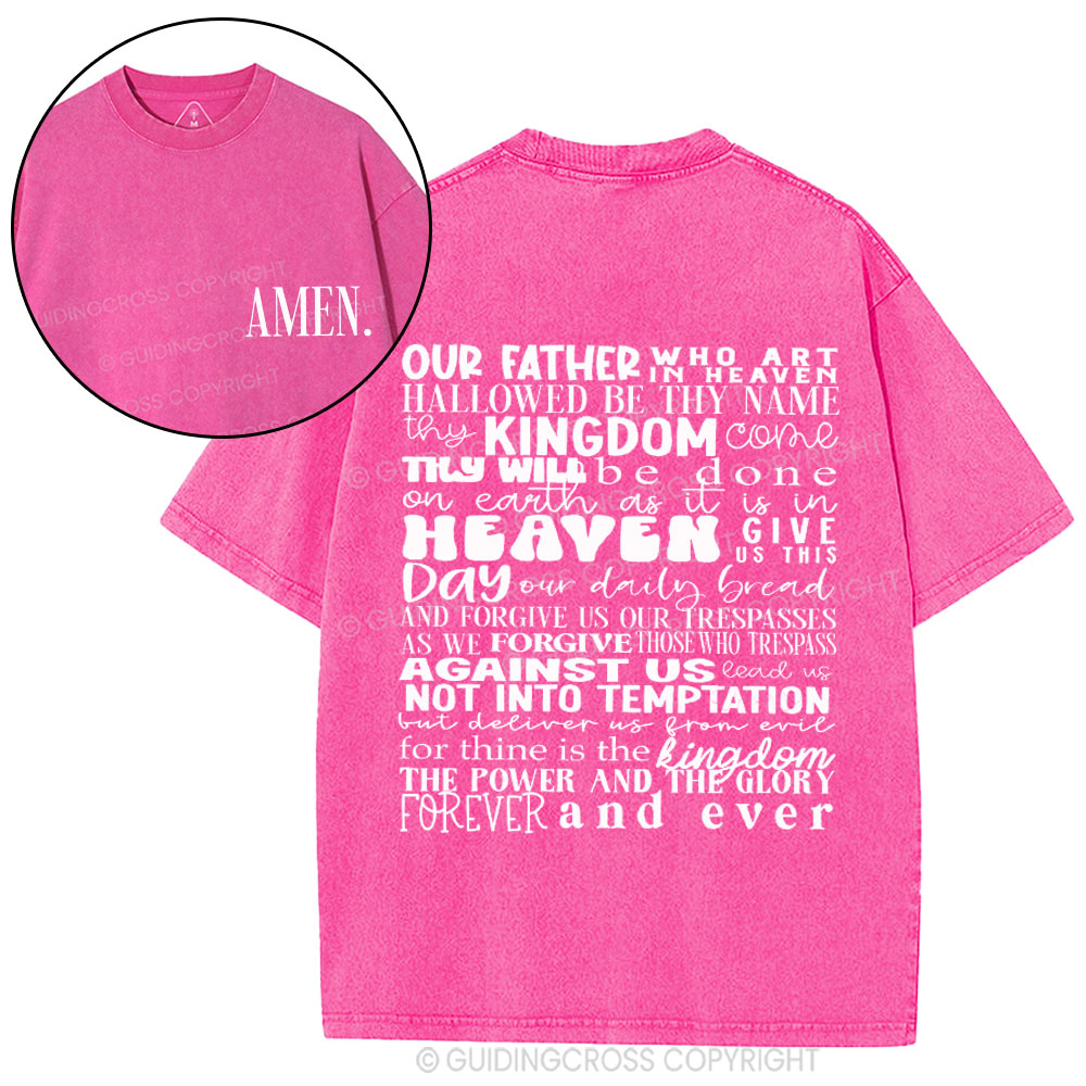 Amen Christian Washed T-Shirt