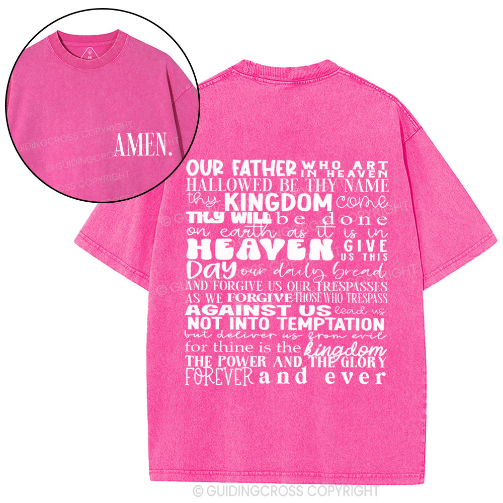 Amen Christian Washed T-Shirt