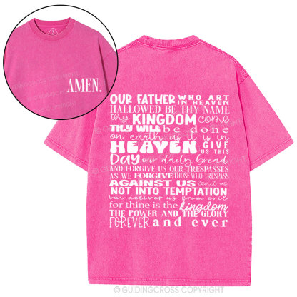 Amen Christian Washed T-Shirt