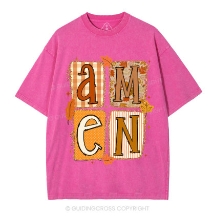 Amen Christian Washed T-Shirt
