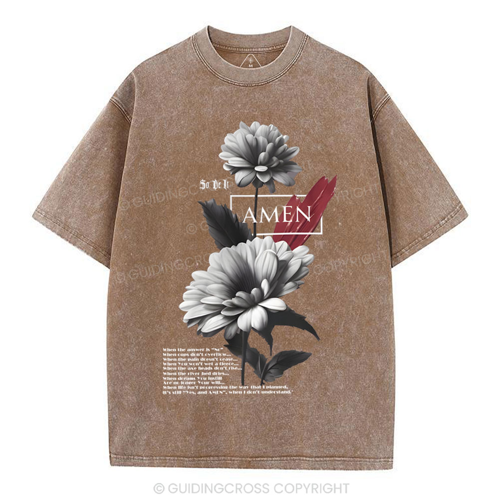Amen Christian Washed T-Shirt