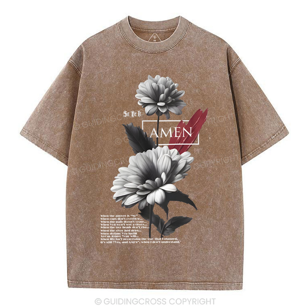 Amen Christian Washed T-Shirt
