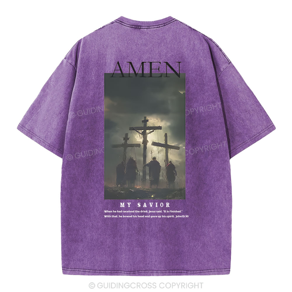 Amen Christian Washed T-Shirt