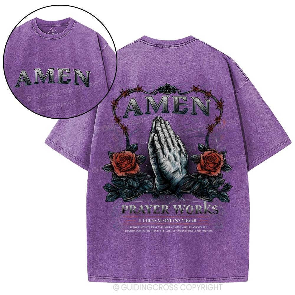 Amen Christian Washed T-Shirt