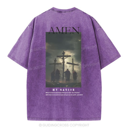 Amen Christian Washed T-Shirt