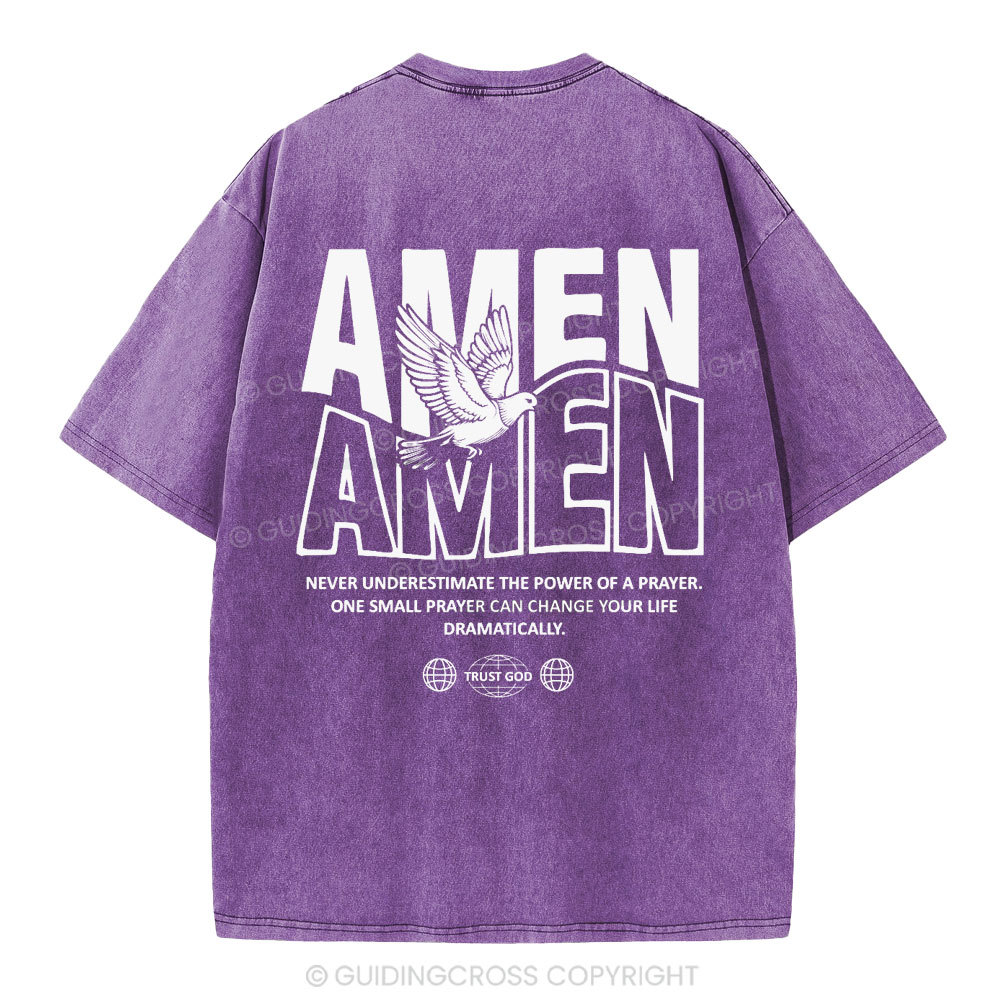 Amen Christian Washed T-Shirt
