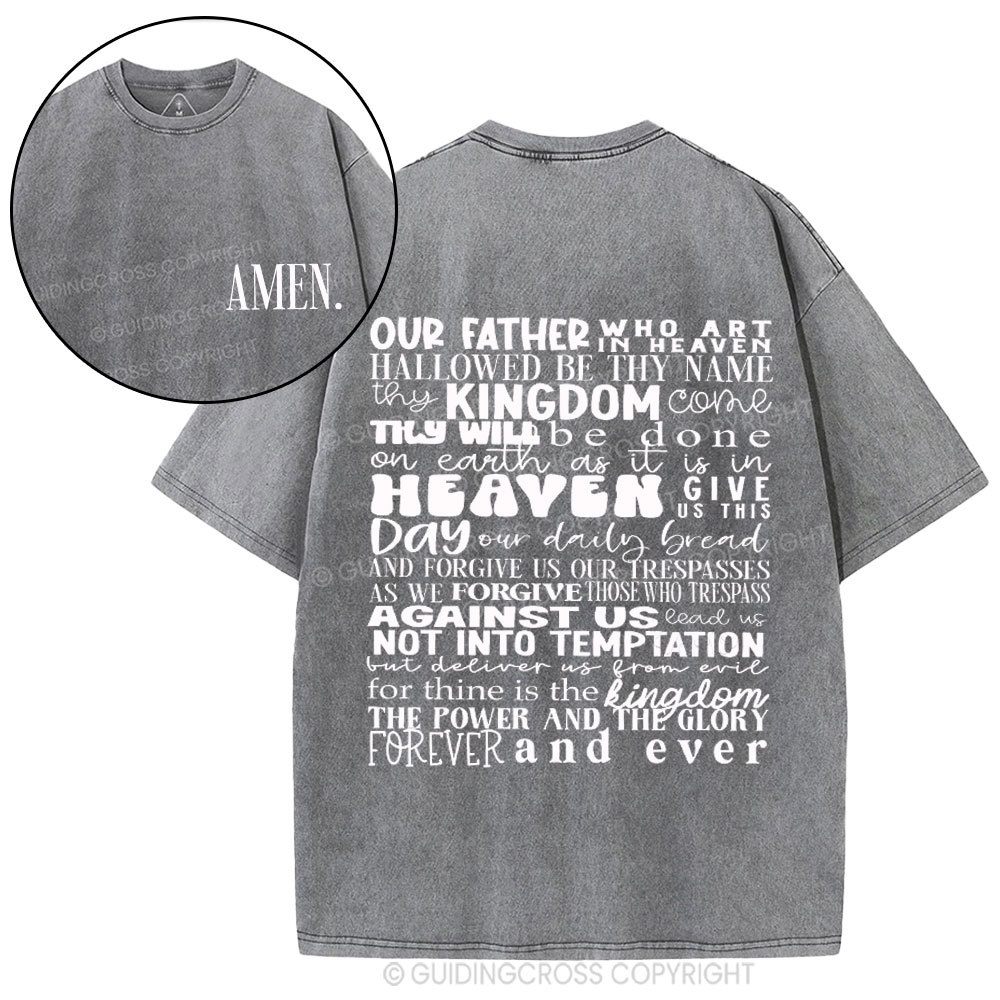 Amen Christian Washed T-Shirt