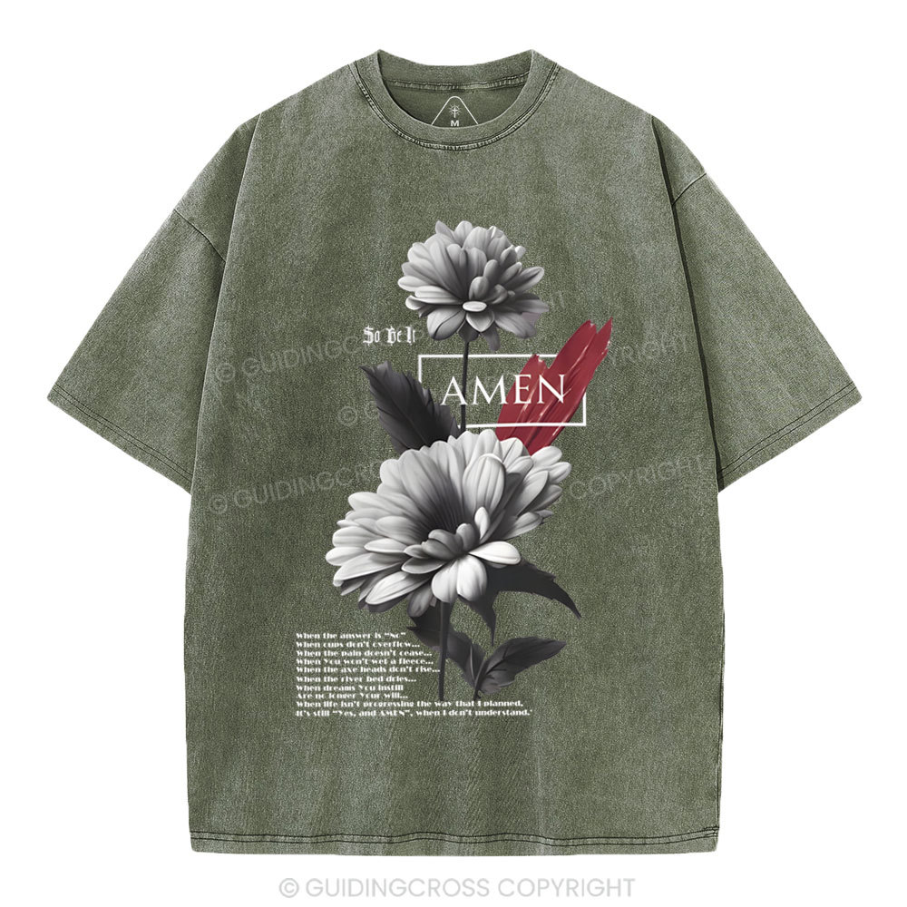 Amen Christian Washed T-Shirt