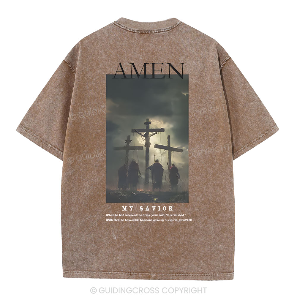 Sample Washed T-Shirt Sale - GuidingCross