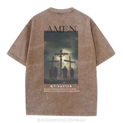 Amen Christian Washed T-Shirt