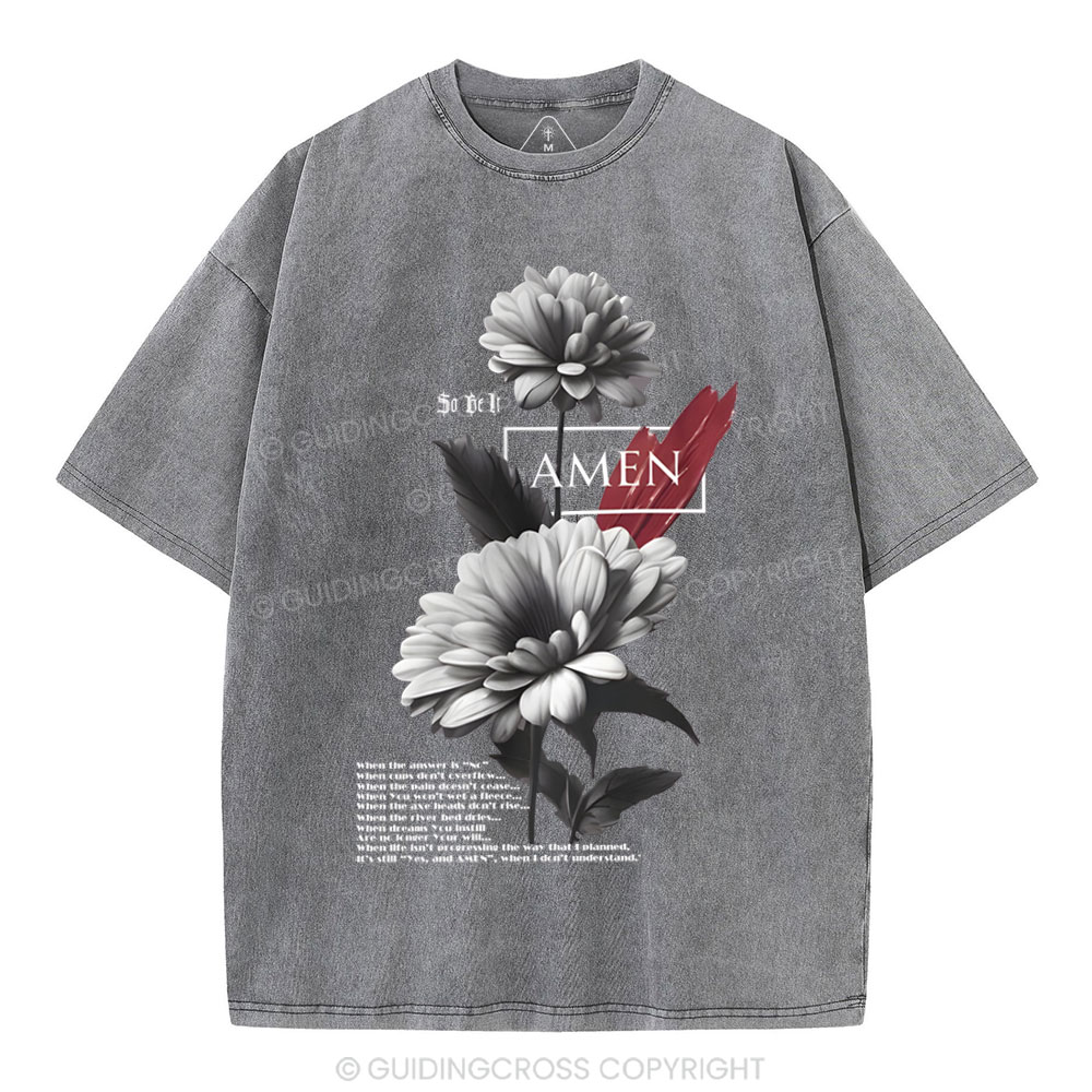 Amen Christian Washed T-Shirt