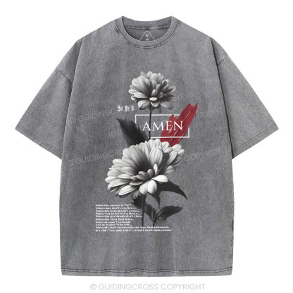 Amen Christian Washed T-Shirt