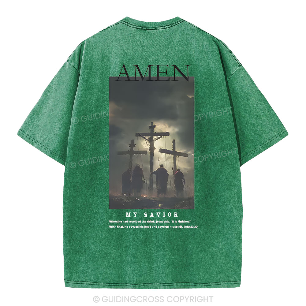 Amen Christian Washed T-Shirt