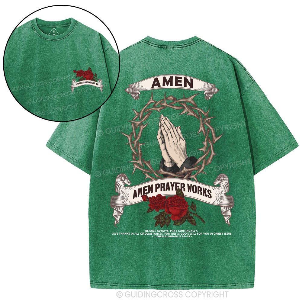 Amen Christian Washed T-Shirt
