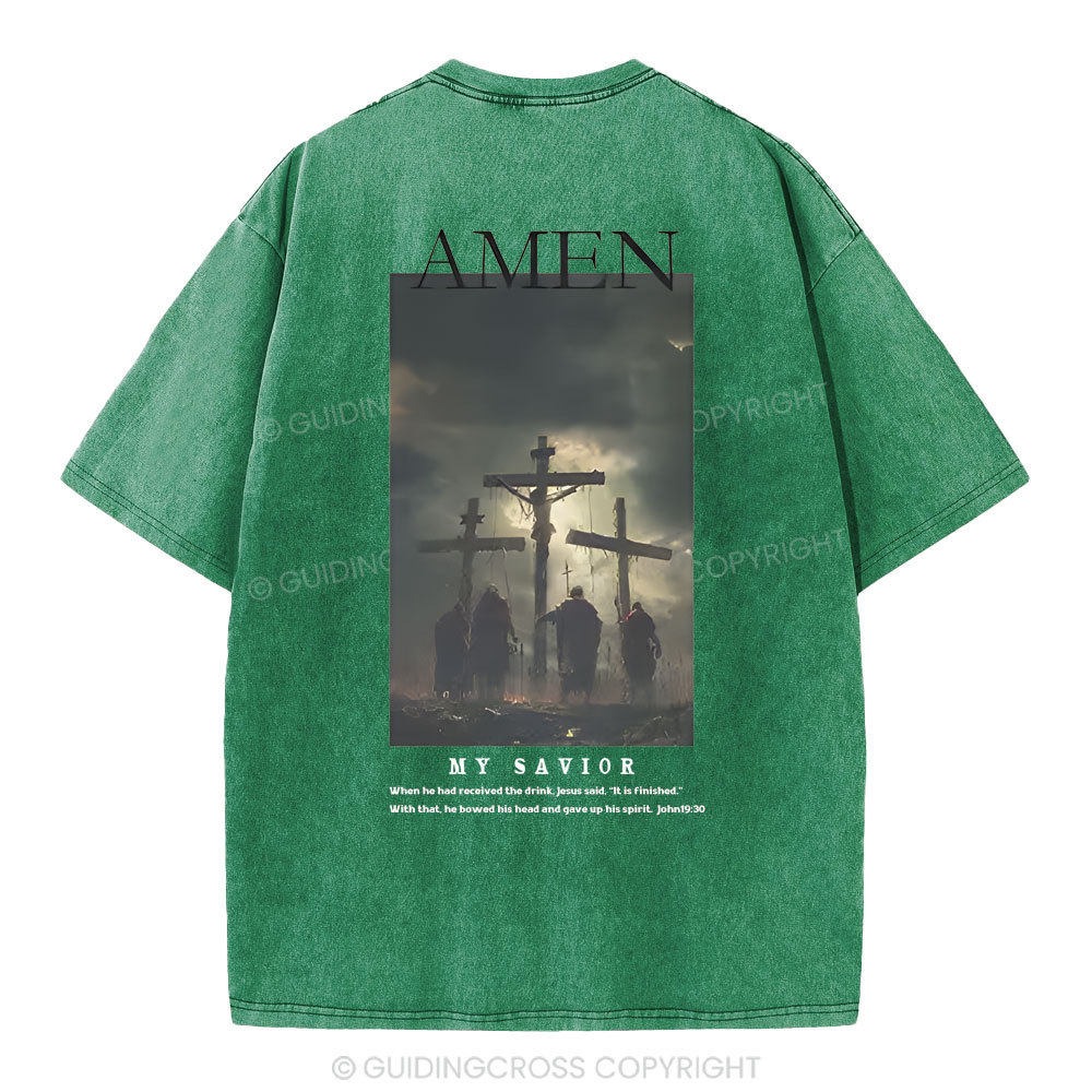 Amen Christian Washed T-Shirt