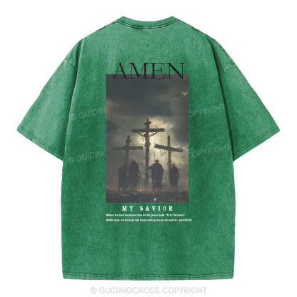 Amen Christian Washed T-Shirt