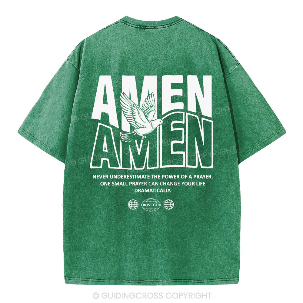 Amen Christian Washed T-Shirt