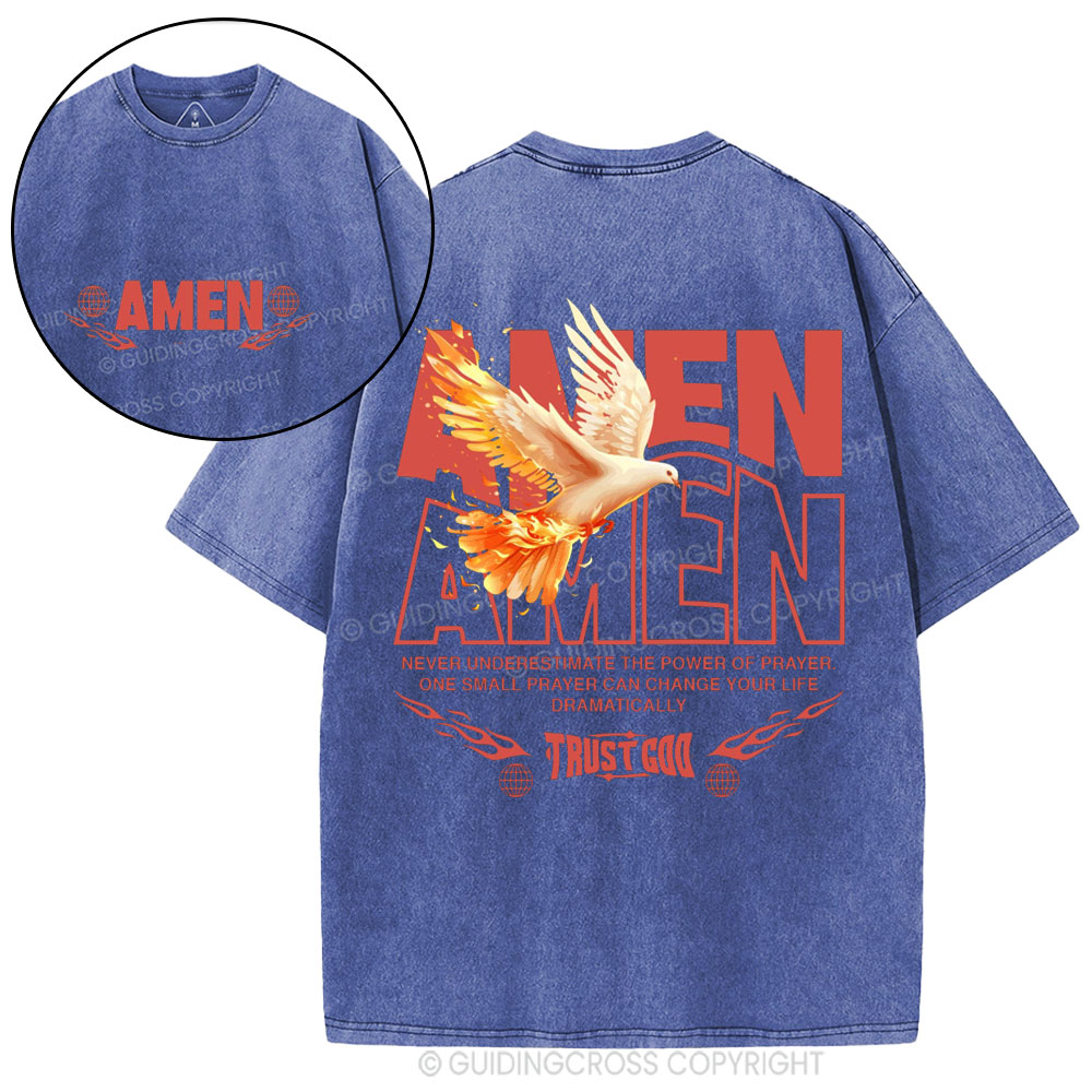 Amen Christian Washed T-Shirt