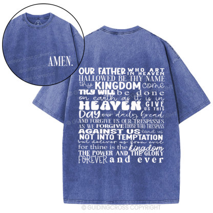 Amen Christian Washed T-Shirt
