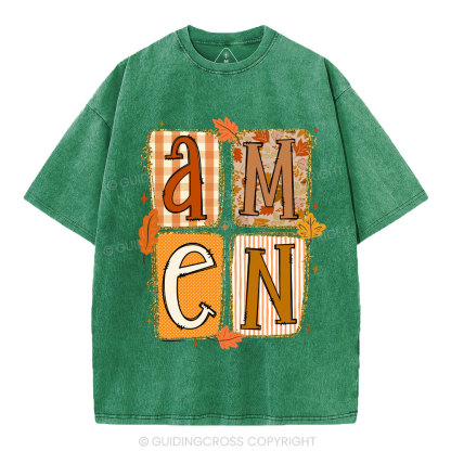 Amen Christian Washed T-Shirt