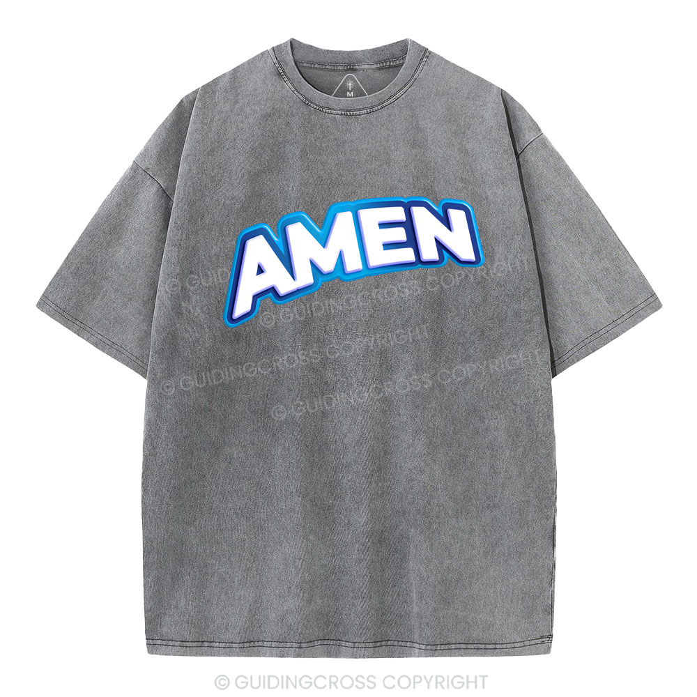 Amen Christian Washed T-Shirt