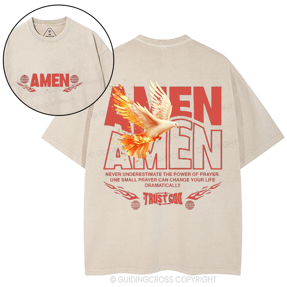 Amen Christian Washed T-Shirt