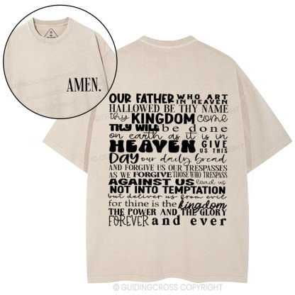 Amen Christian Washed T-Shirt