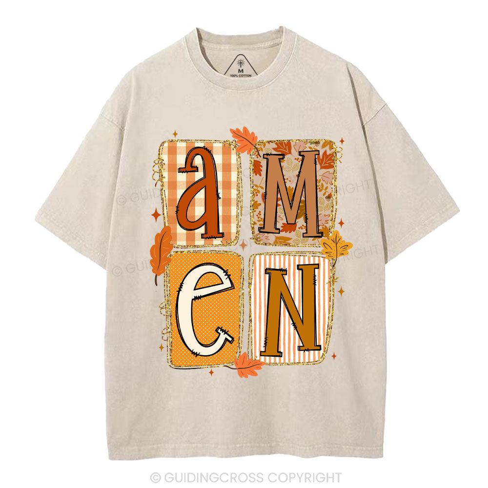 Amen Christian Washed T-Shirt