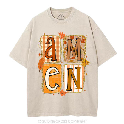 Amen Christian Washed T-Shirt