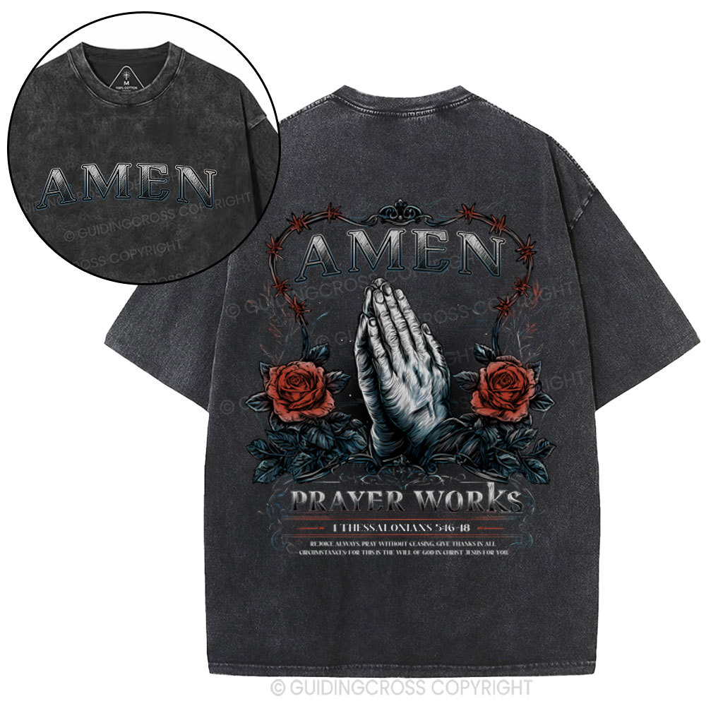 Amen Christian Washed T-Shirt