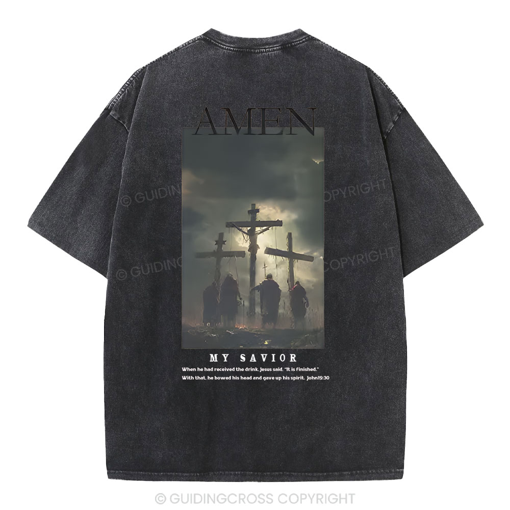 Amen Christian Washed T-Shirt