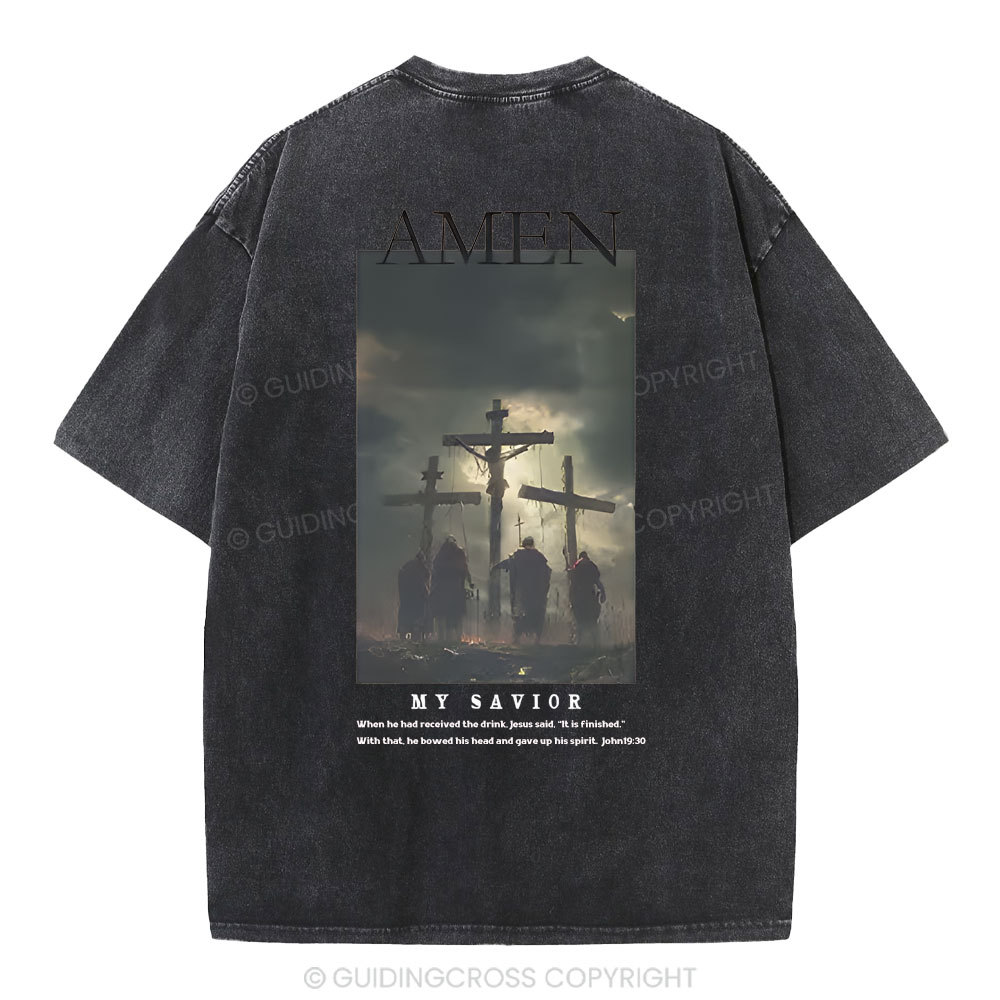 Amen Christian Washed T-Shirt