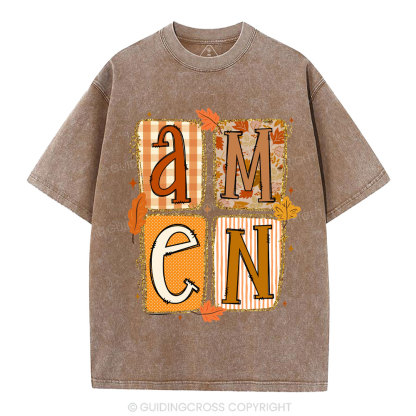 Amen Christian Washed T-Shirt