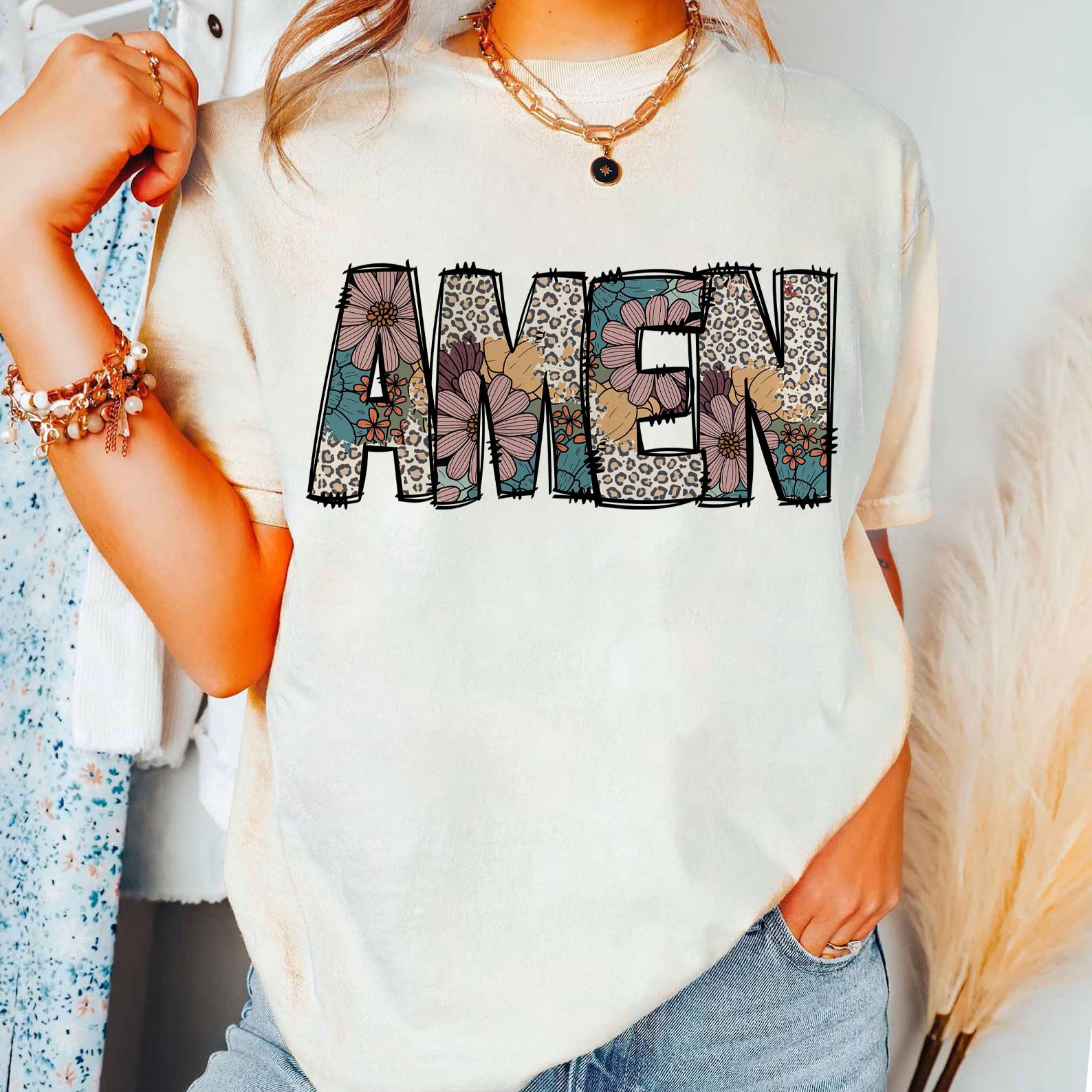 Amen Vintage  Christian T-Shirt